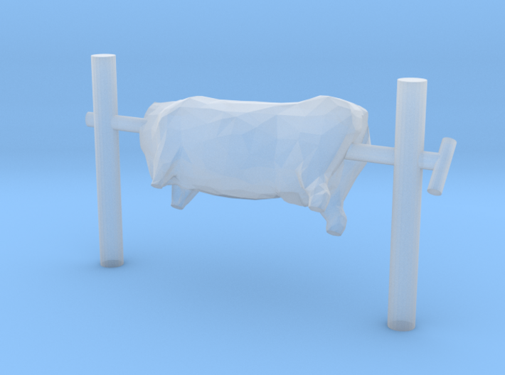 S Scale Beef On A Spit 3d printed