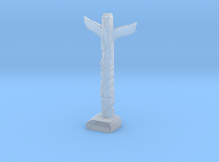 HO Scale Totem Pole 3d printed