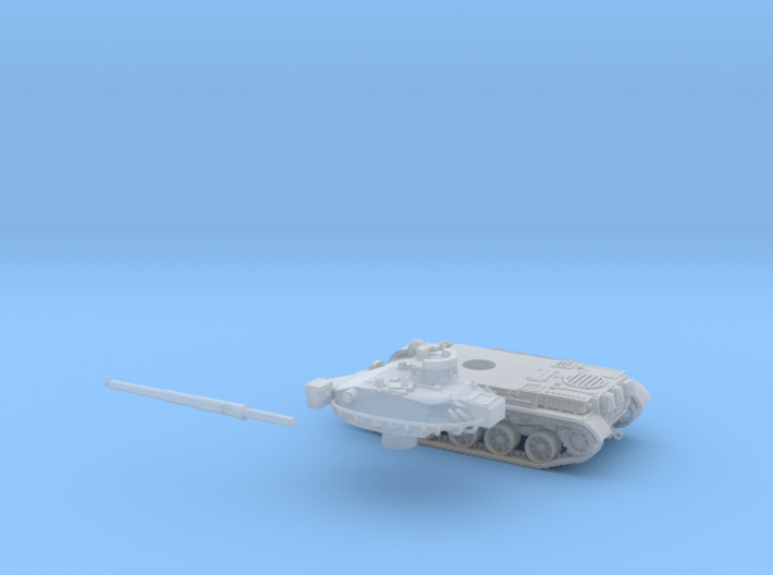 AMX-30-barcaza+torre+cañón 3d printed
