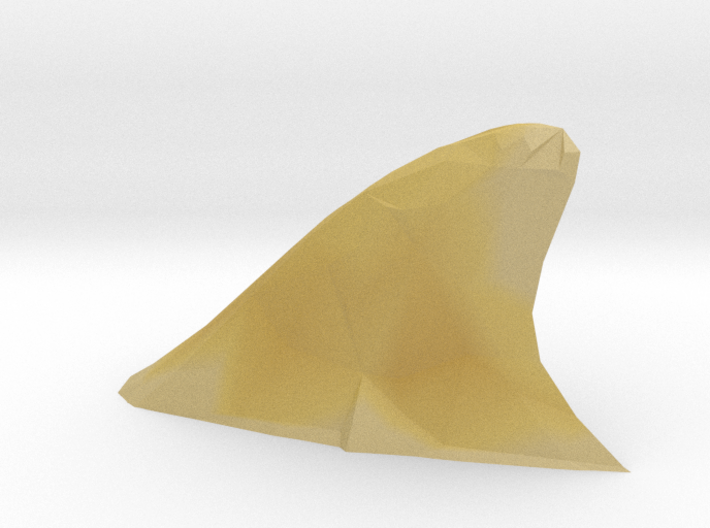 O Scale Shark fin 3d printed 