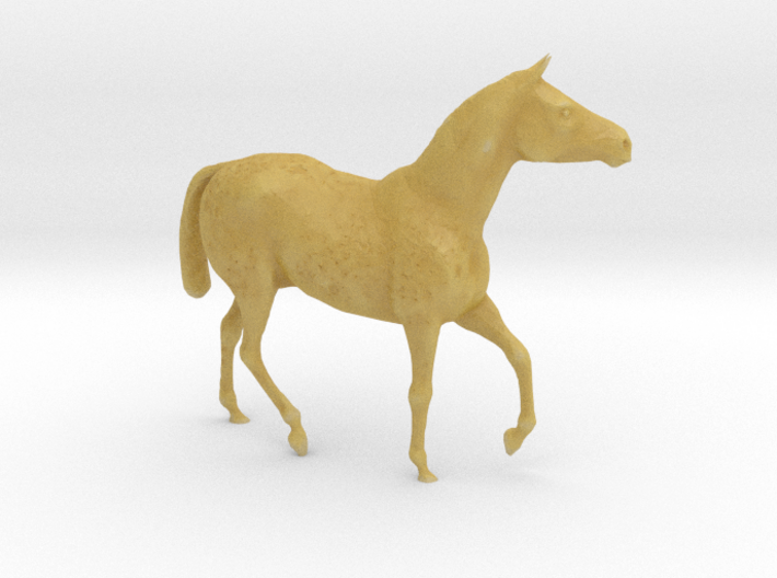 O Scale Walking Draft Horse 3d printed 
