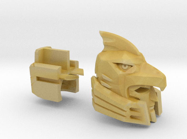 Skyhawk Attacker's Head Combiner Version 3d printed 