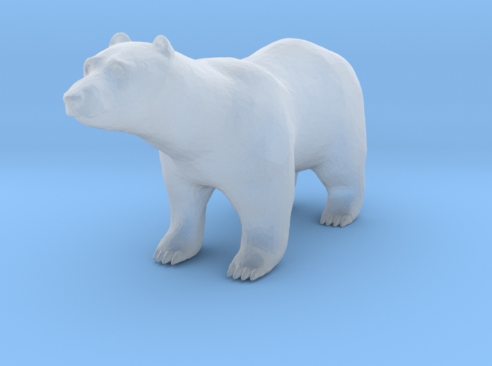 S Scale Polar Bear 3d printed