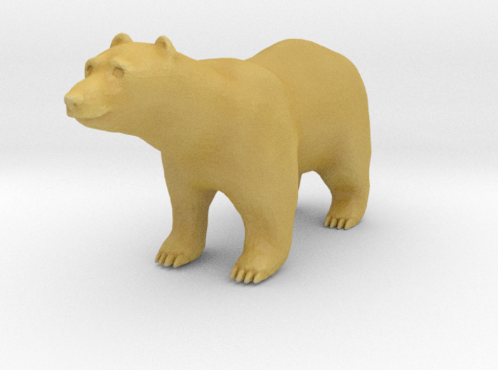 HO Scale Polar Bear 3d printed