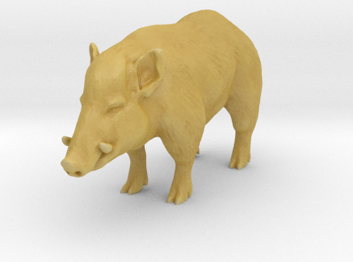 S Scale Wild Boar 3d printed