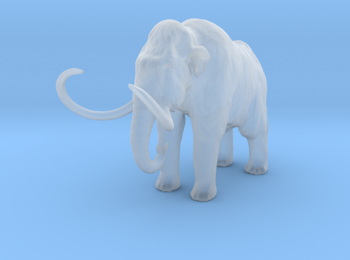 O Scale Woolly Mammoth 3d printed