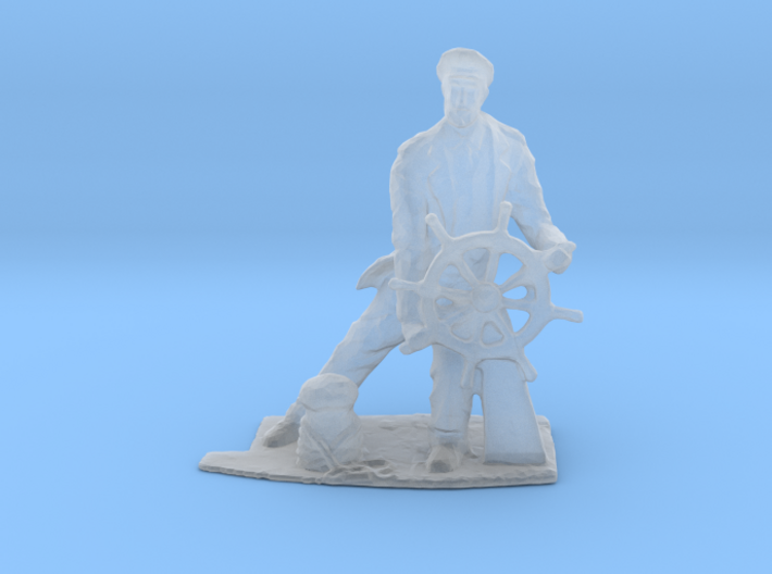 HO Scale Captain at Sea 3d printed