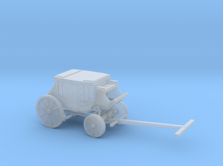 TT Scale Stagecoach 3d printed 