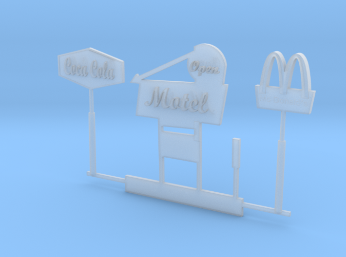 S Scale Signs 3d printed