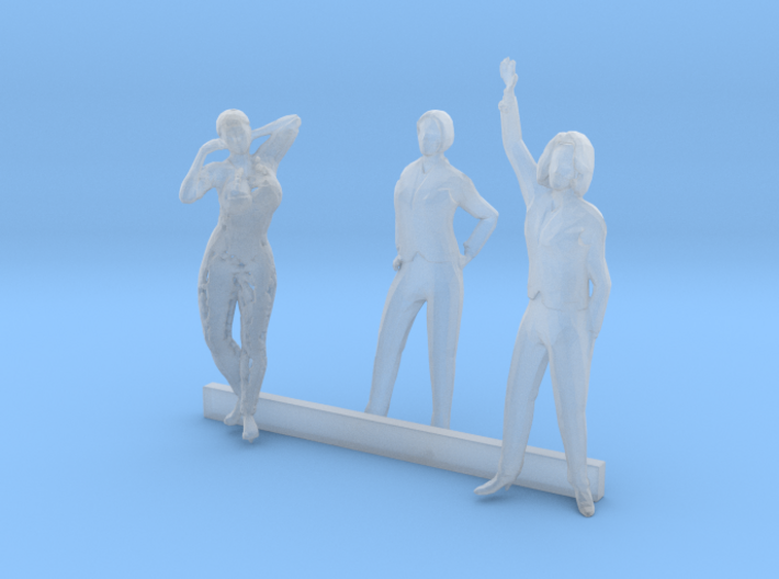 HO Scale Standing Women 5 3d printed