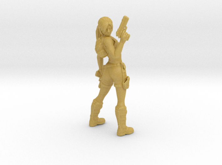 Lara Croft 1/60 miniature for games and rpg 3d printed 