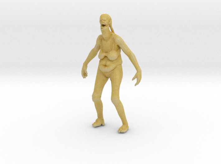 Spitting Zombie 1/60 miniature for games and rpg 3d printed 