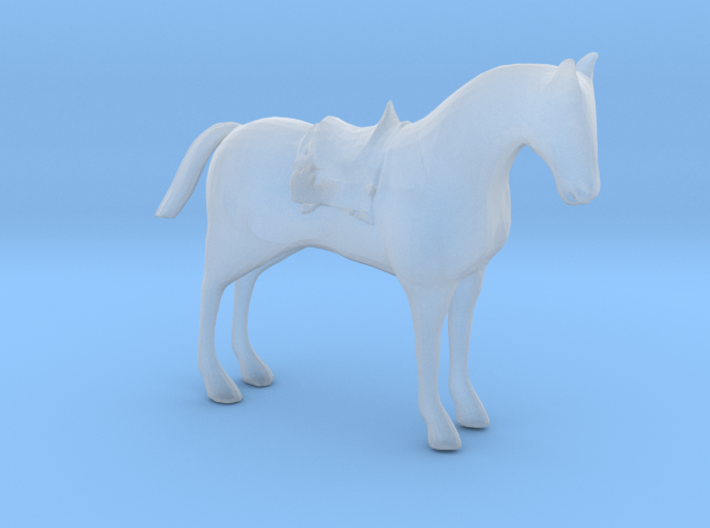 O Scale Saddle Horse 3d printed