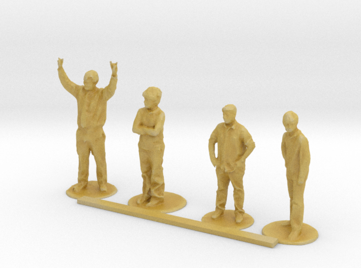 O Scale Standing People 3 3d printed