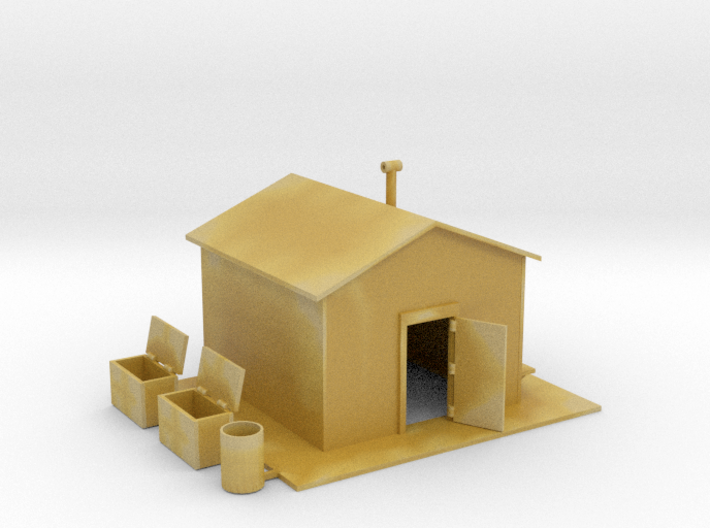 Railroad Work Shed 3d printed 
