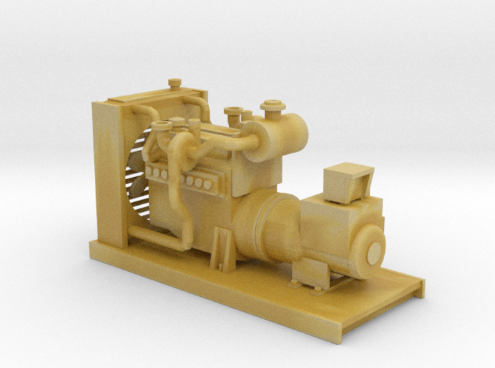 Diesel Generator Industrail Z Scale 3d printed 