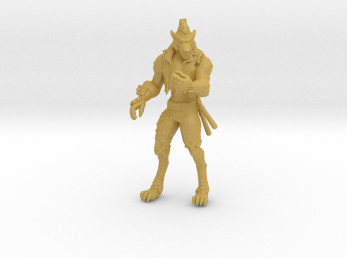 Werewolf Modern Samurai Survivor miniature games 3d printed