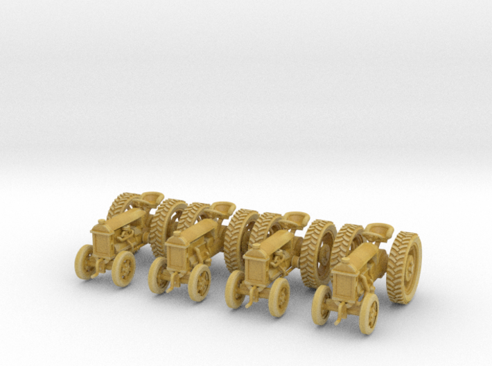 4 Tractors Z Scale 3d printed 