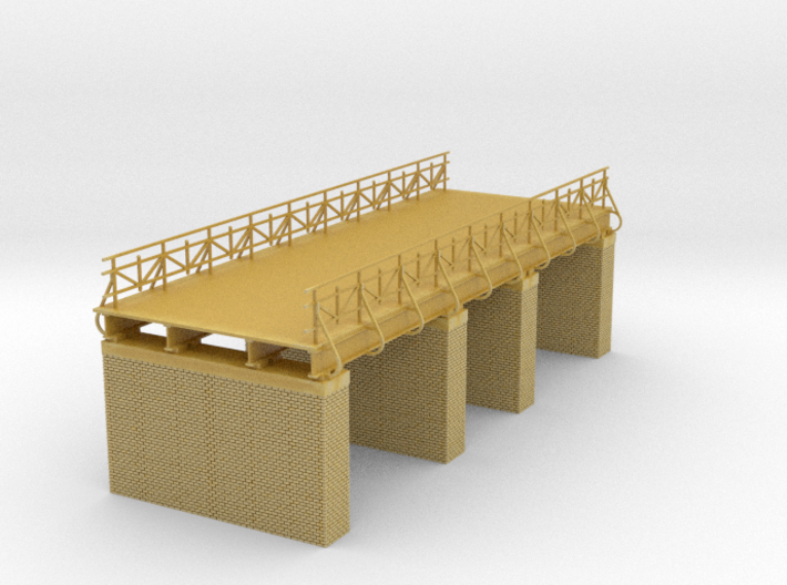 European Railroad Bridge Zscale 3d printed 