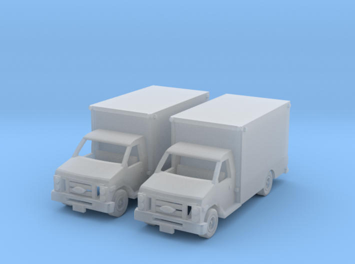 Ford E 450 Box Truck Z Scale 3d printed