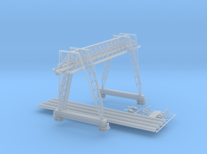 Logging Crane Z scale 3d printed