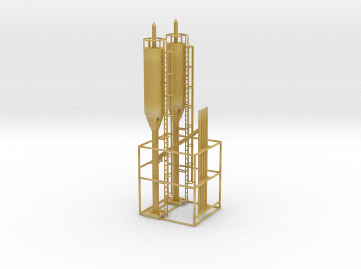 Sand towers N scale 3d printed 
