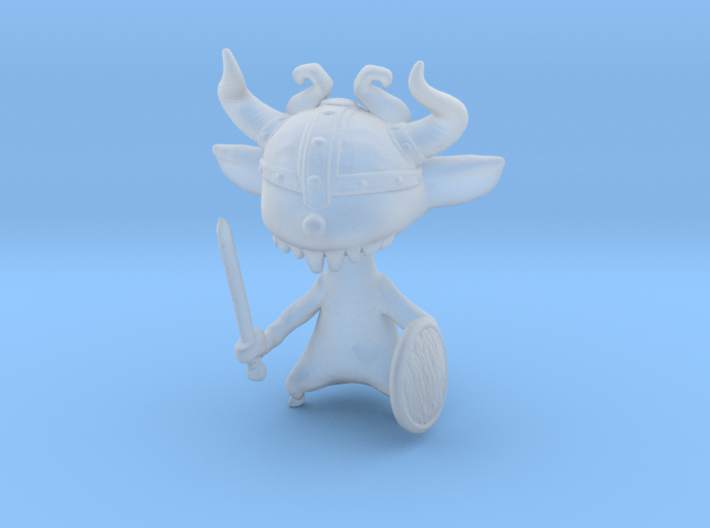 Miniblin Captain Sword Shield miniature model dnd 3d printed