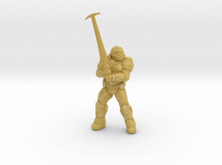 Hell Crusader Infernal Lightsaber miniature model 3d printed