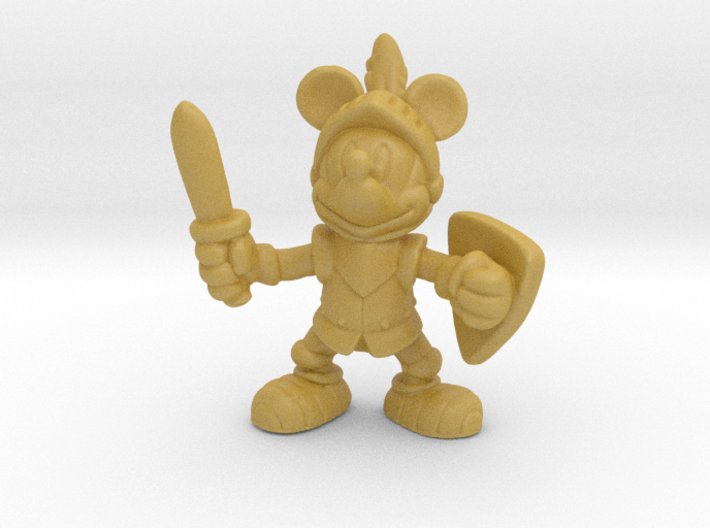 Mickey Knight miniature model fantasy games dnd wh 3d printed