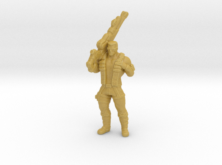 Duke Nukem HO scale 20mm miniature model diorama 3d printed 