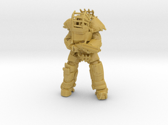 Wasteland Raider Armor 44mm miniature model games 3d printed