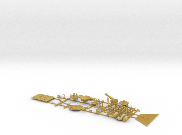 Lunar Module Ascent Stage - Fine Detail Plastic Pa 3d printed 