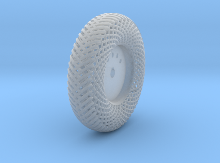 Meshed forward right wheel 3d printed
