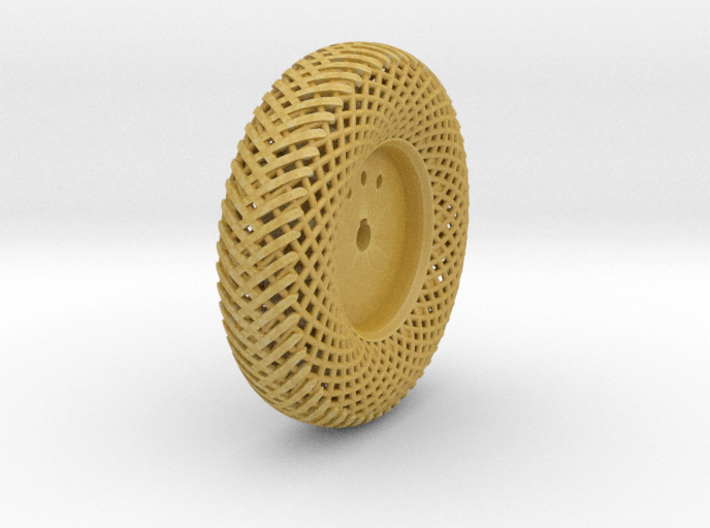 Meshed aft right wheel 3d printed 