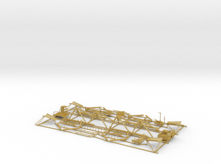 Descent Stage - Fine Detail Plastic 3d printed