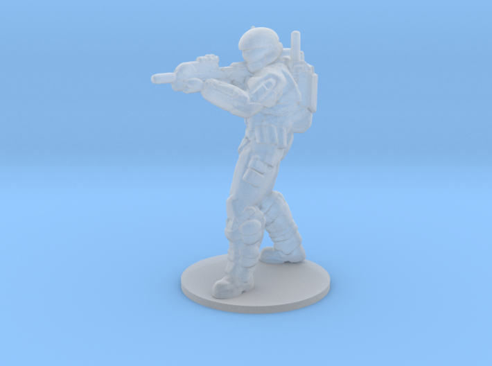 ODST Assault rifle miniature model games rpg scifi 3d printed