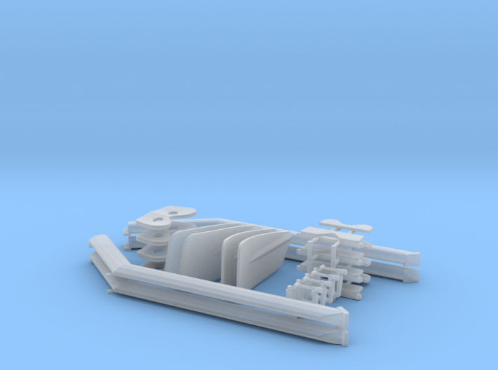 1/32 scale Rowing Set For Gino 3d printed
