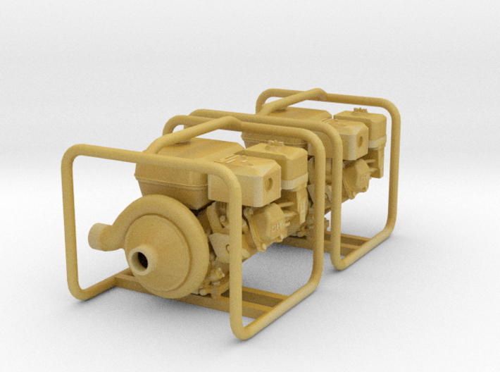 1-24 ENGINE driven pump 3d printed 