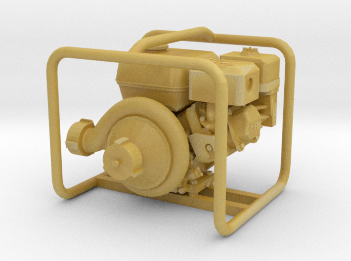 1-24 ENGINE-pump Capped 3d printed 