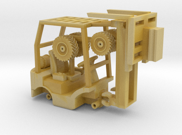 1-87 Scale Mini Forklift 3d printed 
