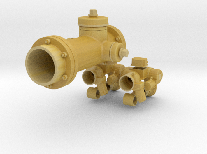 1:16 scale 7100 remote monitor & hydrant for Fred 3d printed 