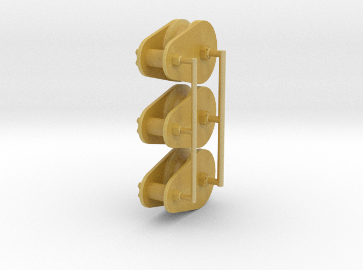 1-24_8in_pulley_tailbd 3d printed