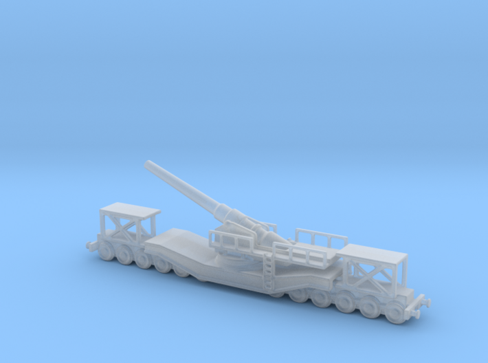 cannon de 240 1/76 railway artillery ww1 3d printed