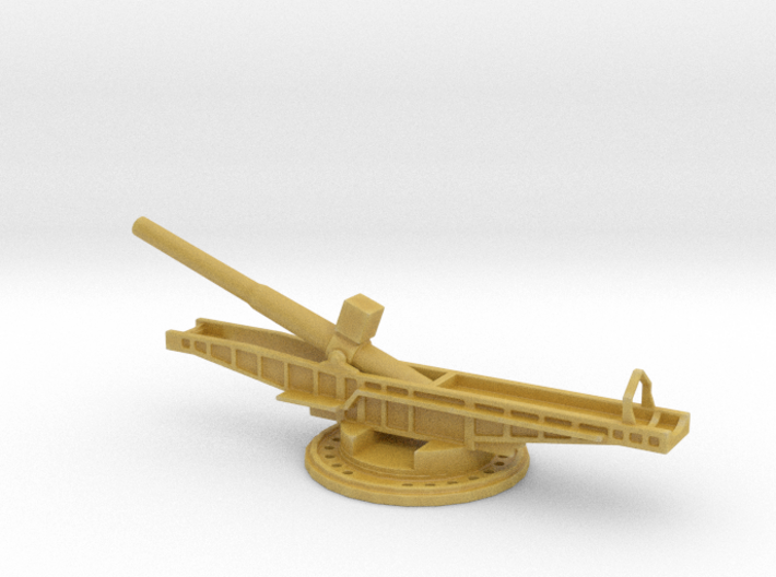 Sk l/45 38cm max e 1/285 artillery turntable 3d printed