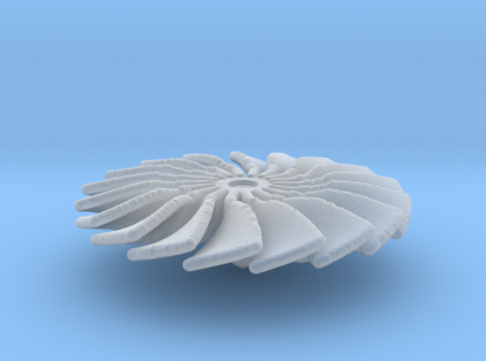 10 mm Diameter Turbo Fan for Jet Engines 3d printed
