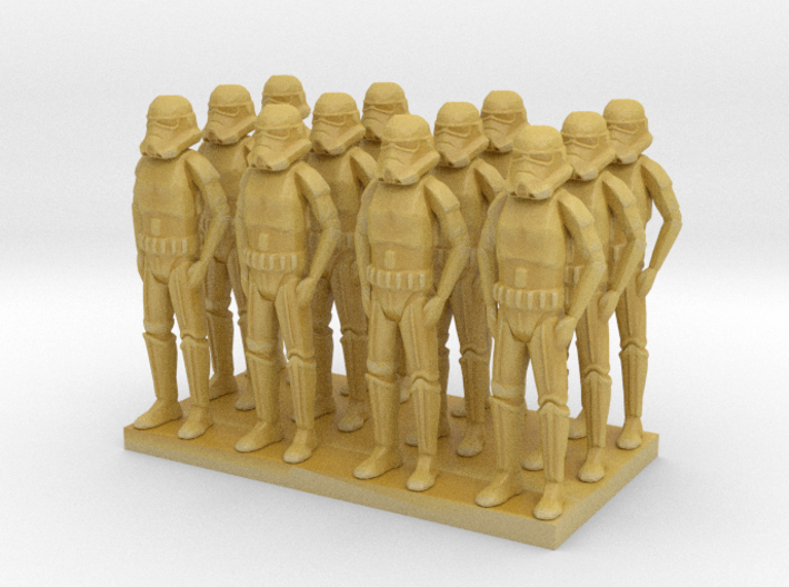 1l144 Base Thickened Troopers X 12 3d printed