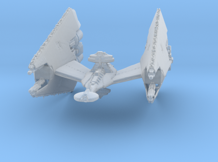 Narn T'Loth/T'Rann Cruiser Full Thrust Scale 3d printed