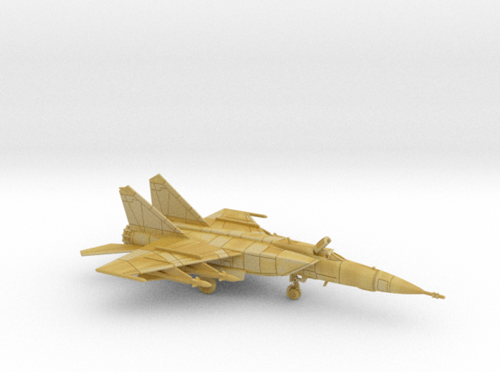 1:222 Scale MiG-25PD Foxbat (Loaded, Stored) 3d printed