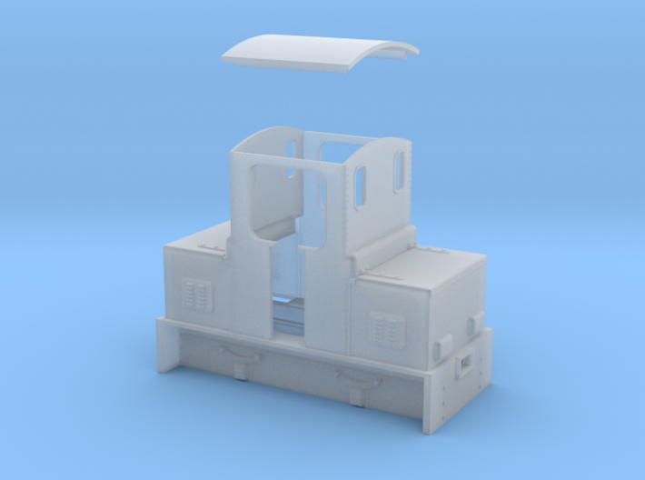 O9 Battery electric loco 3d printed