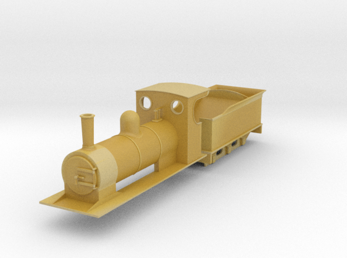 009 colonial loco and tender 3d printed